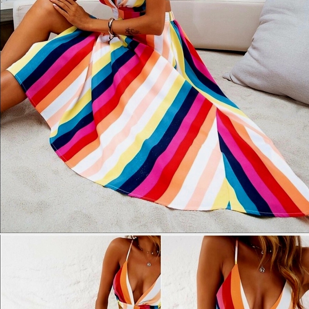 Halter maxi dress - Picture 4 of 6
